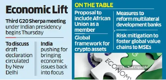 India proposes ease of business norms at G20 - The Economic Times