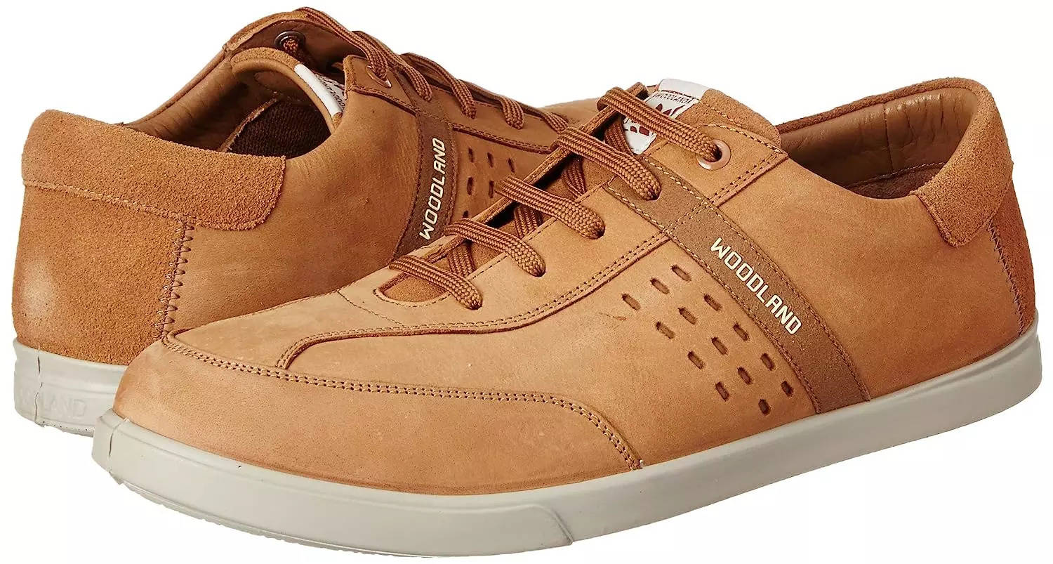Buy Camel Brown Casual Shoes for Men by WOODLAND Online | Ajio.com