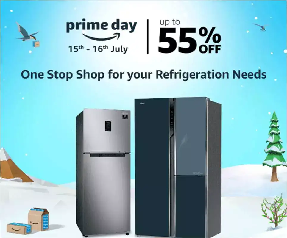 Amazon sale Amazon Prime Day Sale Up to 55 off on Refrigerators