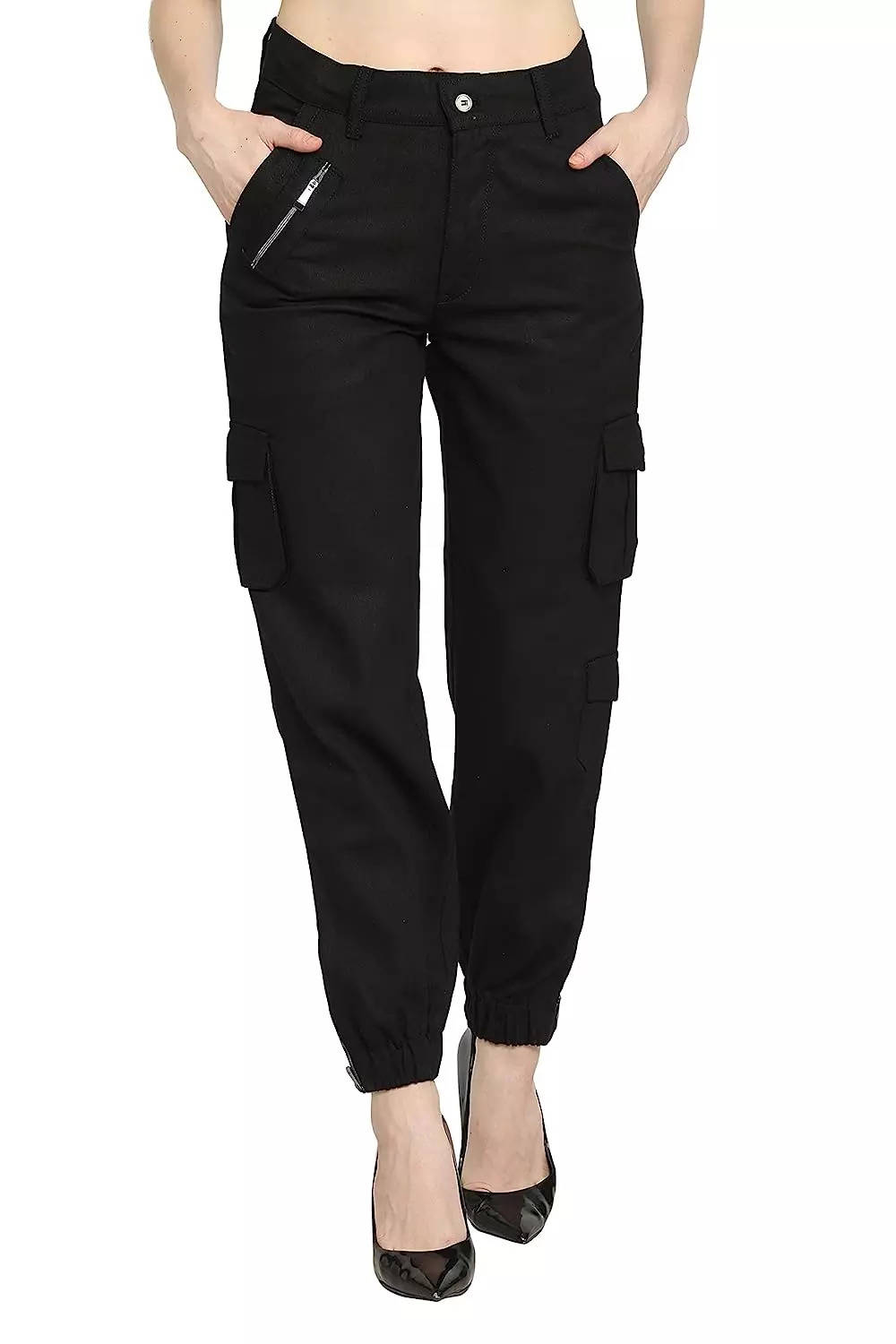 Black Cargo Pants for Women: 6 Stylish Black Cargo Pants for Women for ...