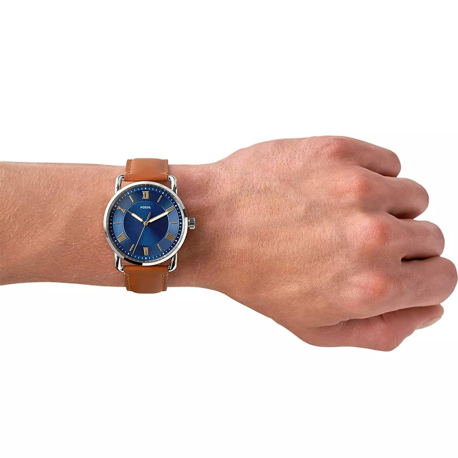 Buy Fossil Men Orange Dial Watch - Watches for Men 158375 | Myntra