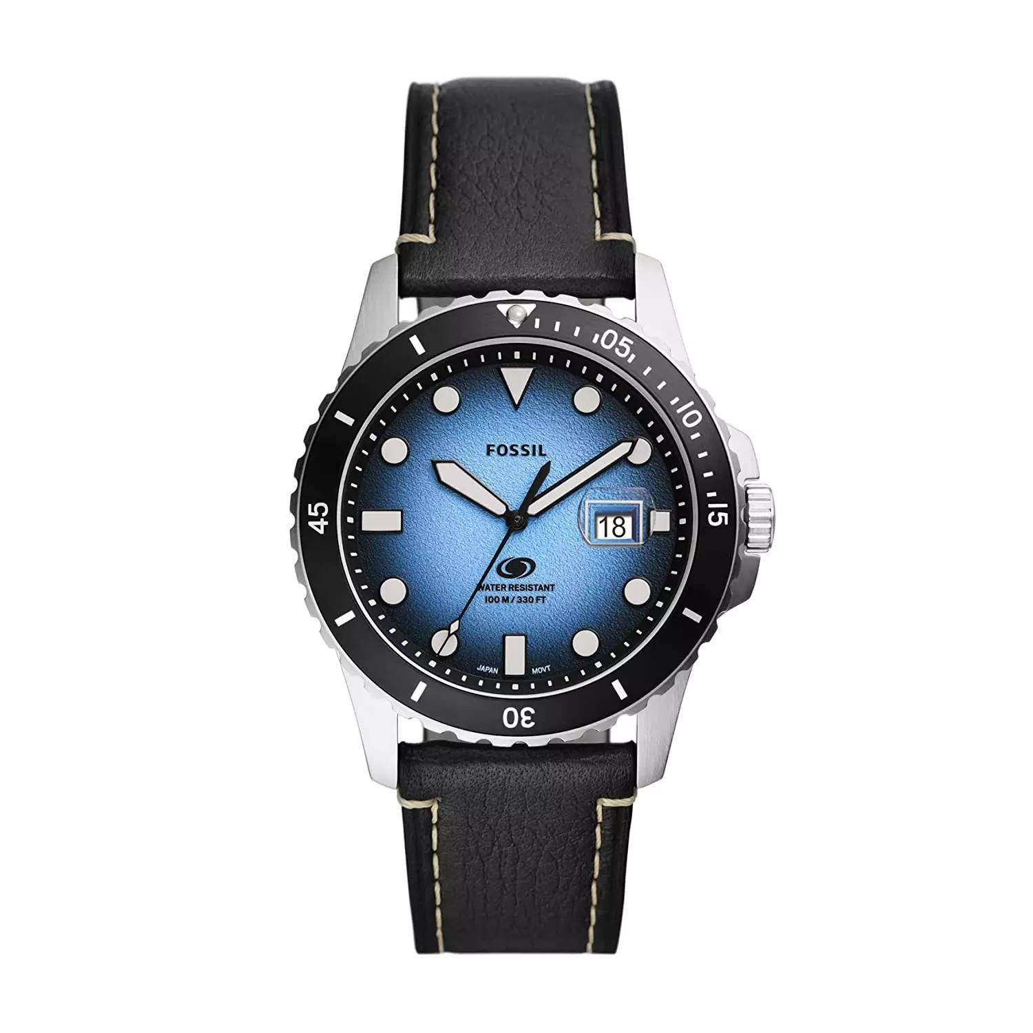 Analog Silver Fossil Watch For Men, Size: 46MM at Rs 2800/piece in Surat |  ID: 2850458207473