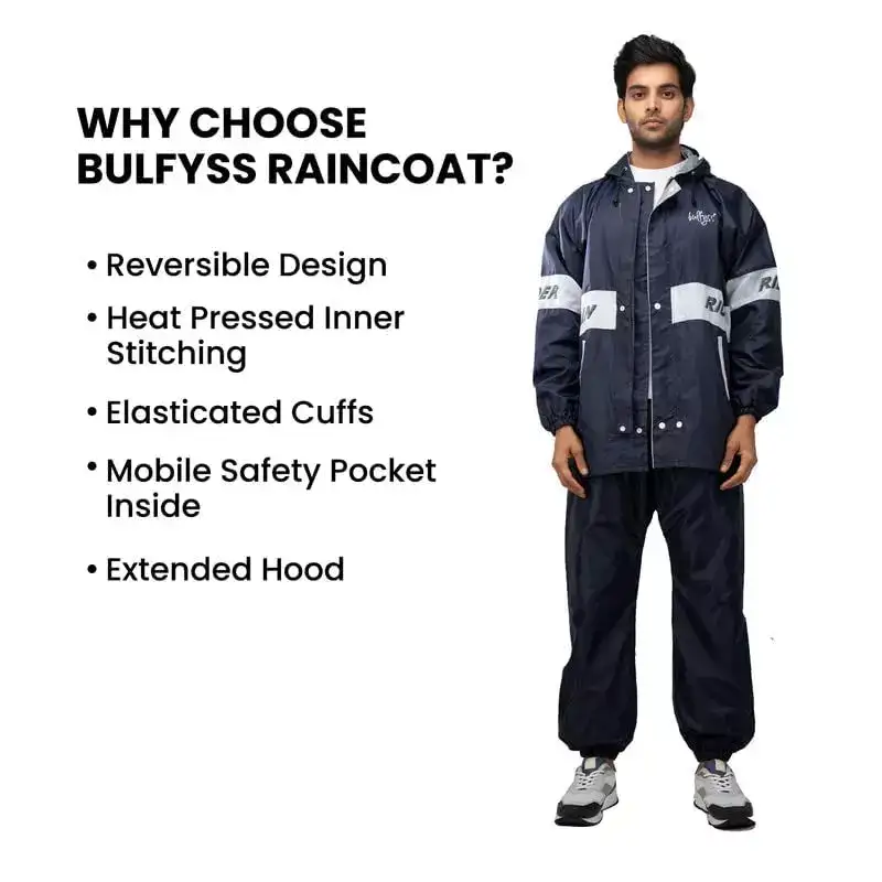 Image for BulfyssRaincoatforMen%2CReversible