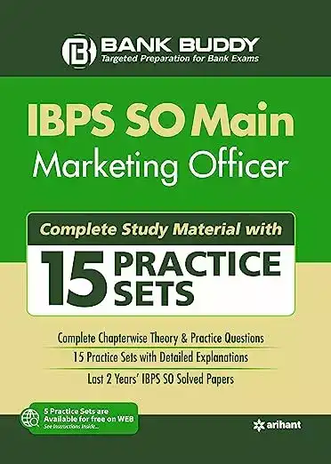 Image for 15PracticeSetsIBPSSOMainMarketingOfficer2019