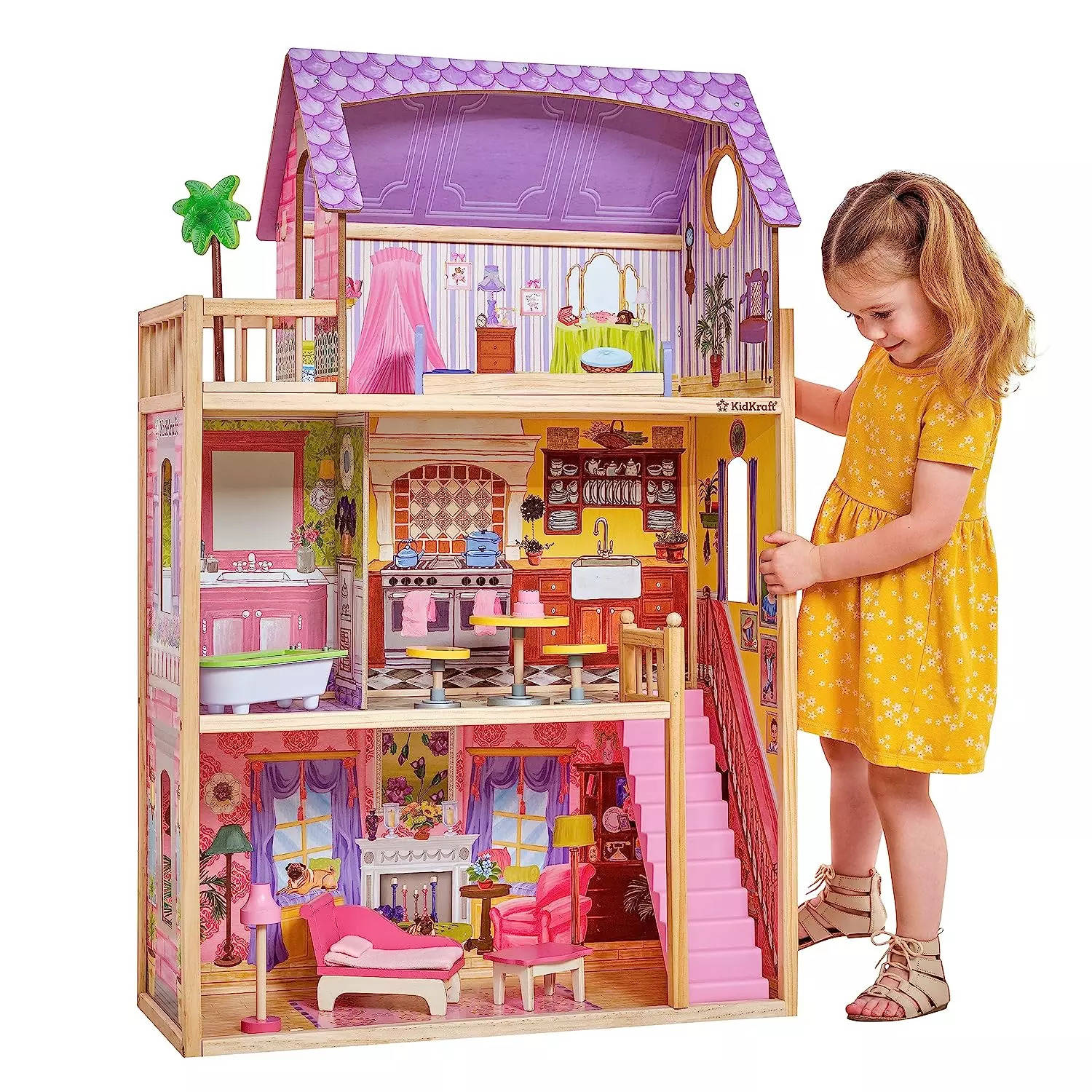 Large Doll Houses (Wooden Dollhouses) - Ideas on Foter  Barbie doll house,  Diy barbie furniture, Large dolls house