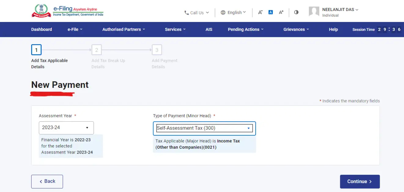 Pay Income Pay Income Tax Online: How to pay income tax on income tax e-filing ...