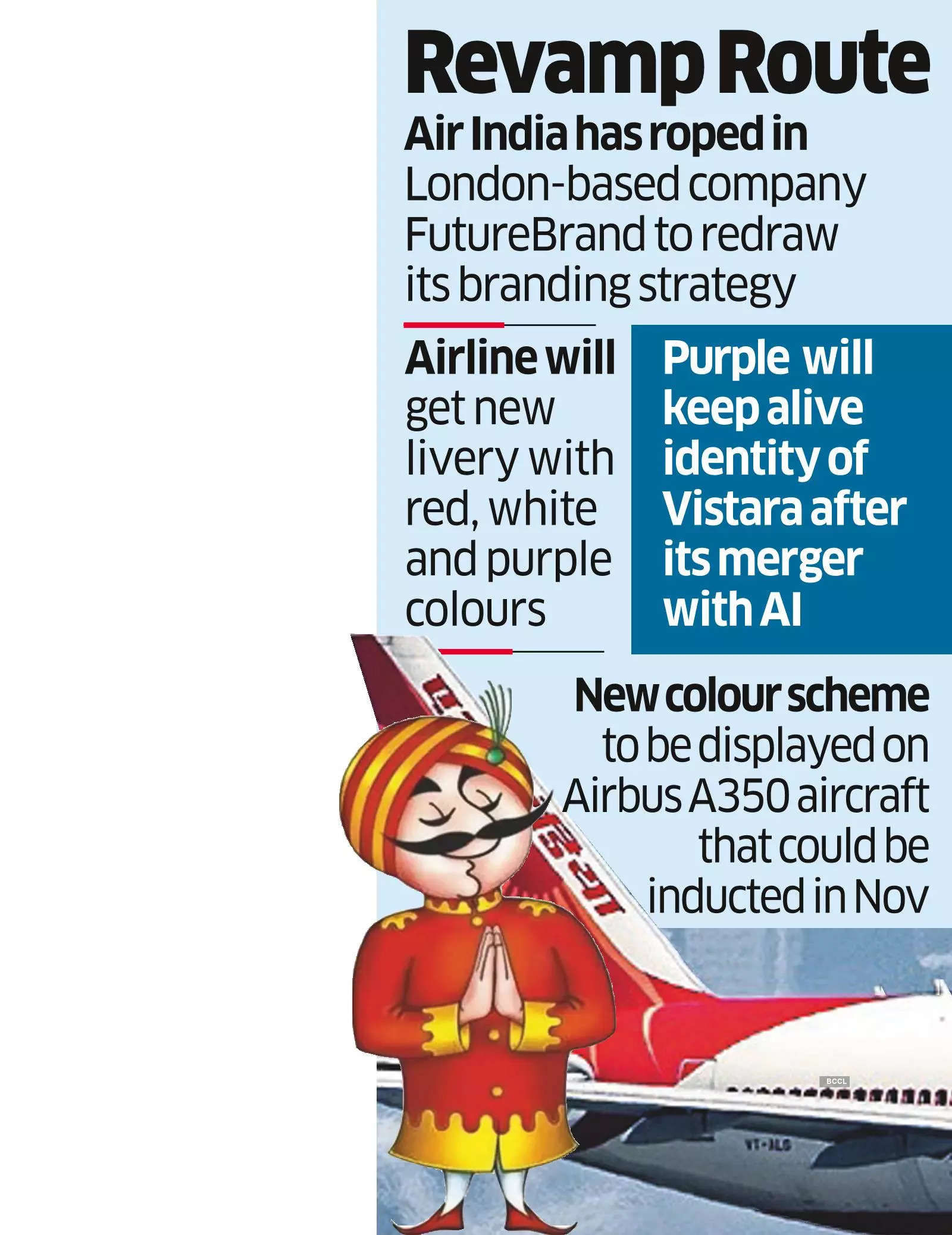 Air India New Branding will have Maharaja But Not as Mascot - newsmantra.in  l Latest news on Politics, World, Bollywood, Sports, Delhi, Jammu &  Kashmir, Trending news | News Mantra