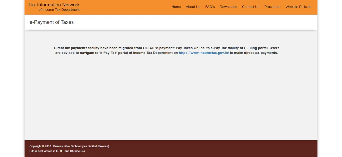 Pay Tax Online How to pay tax on tax efiling
