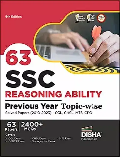 Image for 63SSCReasoningAbilitybyDishaExperts