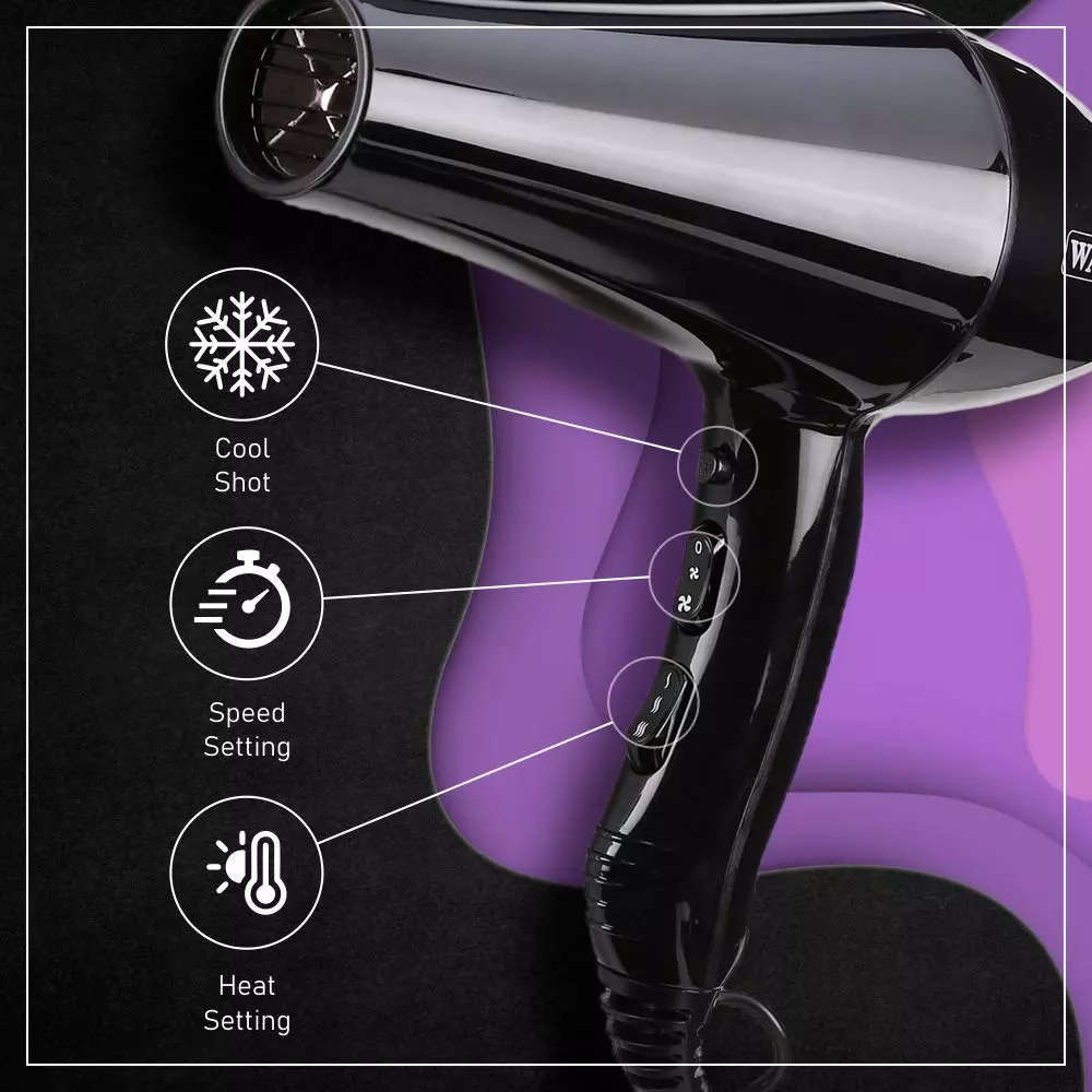 Buy BPL 1200W Foldable Hair Dryer with 2 Heat Settings, Cool Shot Button,  Thermo Protect technology for Overheat Protection, Detachable Concentrator,  2 Years Warranty, White & Pink at Reliance Digital