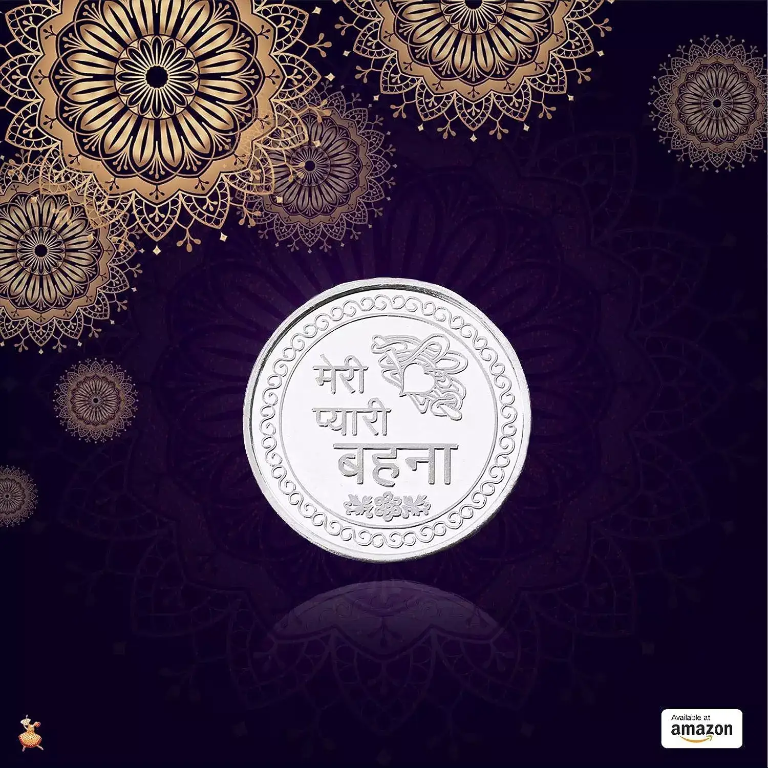 Image for 2023MeriPyaariBehaanaAnanthJewelsBISHallmarkedSilverCoin