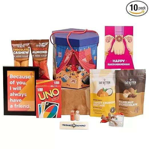 SAPPHIRE FOODS Rakhi Gift Hampers Dry Fruit Gift Pack Rakhi Gifts Pack Gift  Hampers for Employees Rakhi Gifts for Family and Friends Gift for Christmas  SF 952 10 * 15 : Amazon.in: