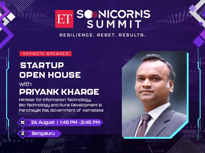 Startup Open House with Karnataka IT Minister Priyank Kharge at ET ...