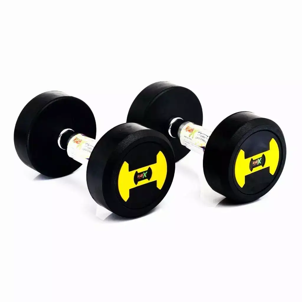 Image for RUBXRubberCoatedProfessionalRoundDumbbells