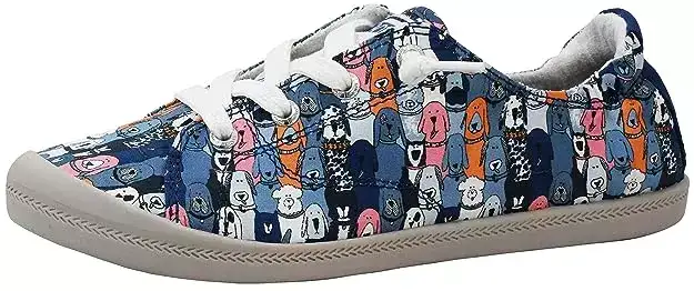 Image for SkechersWomen'sBeachBingo-DogHousePartySneakers
