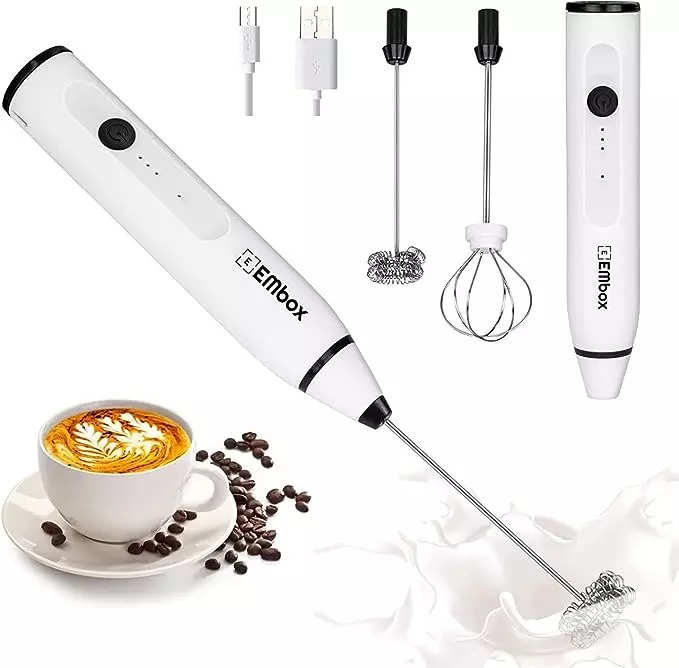 Mini Coffee Beater Hand Blender for Home, Milk foamer Mixer Battery  Operated Mak