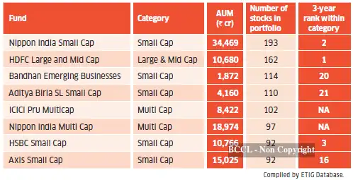 Nippon India Small Cap: Over-diversified mutual funds give good returns ...