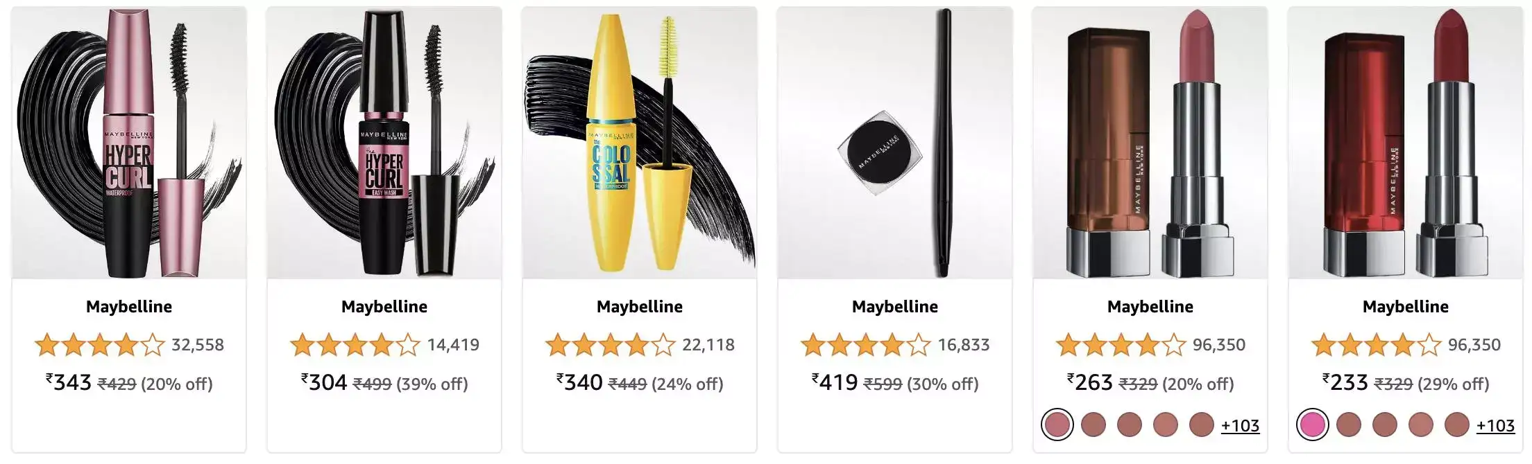 Amazon sale Amazon Mega Fashion Days Up to 60 off on makeup best