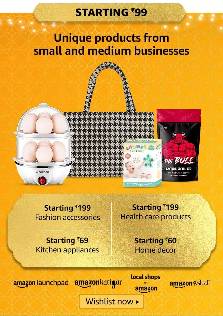 Image for Uniqueproductsfromsmallandmediumbusinessesstarting%4099