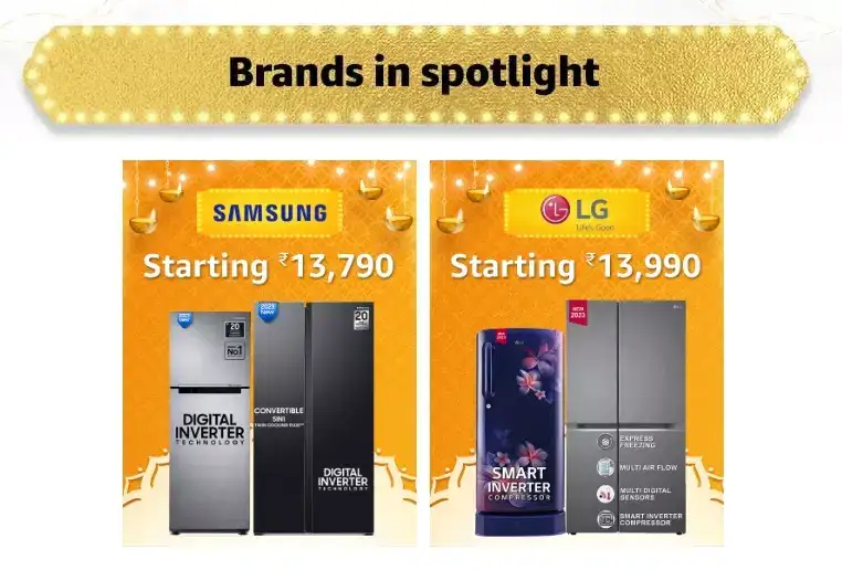 Amazon Sale Get up to 60 Discount on Refrigerators during Amazon