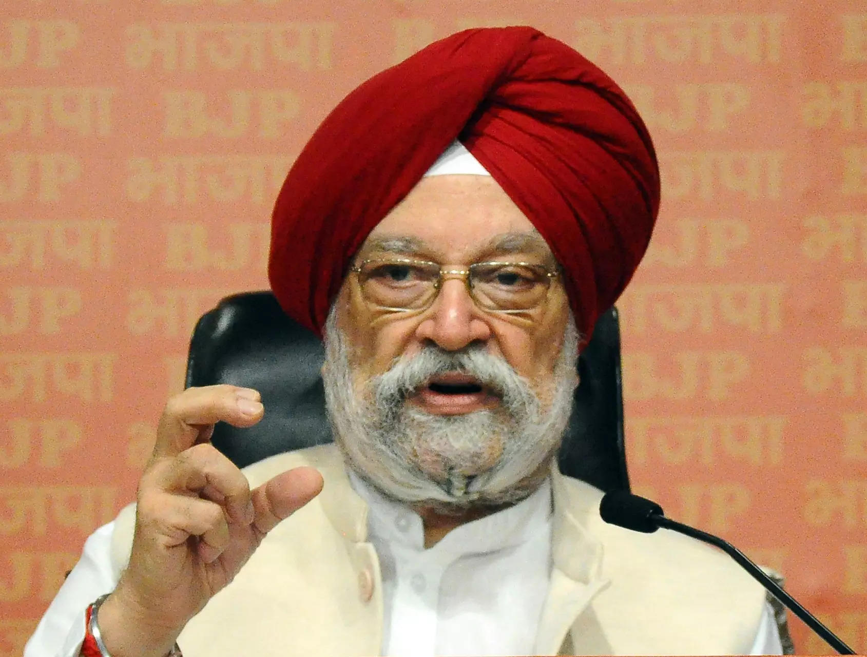 Petrol prices highest in Rajasthan because of taxes imposed by Congress government: Hardeep Puri 