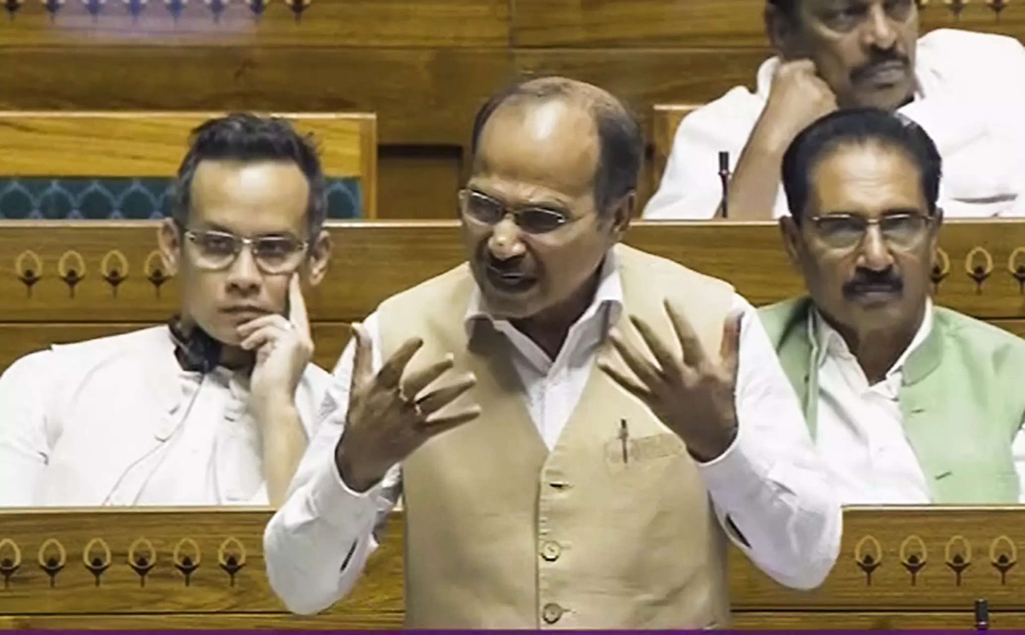 Exhaust every resource to bring back ex-Navy personnel on death row in Qatar: Adhir Chowdhury in Lok Sabha 
