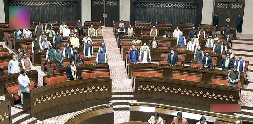 Mimicry row: Ruling party MPs stand in Rajya Sabha in solidarity with Dhankhar 