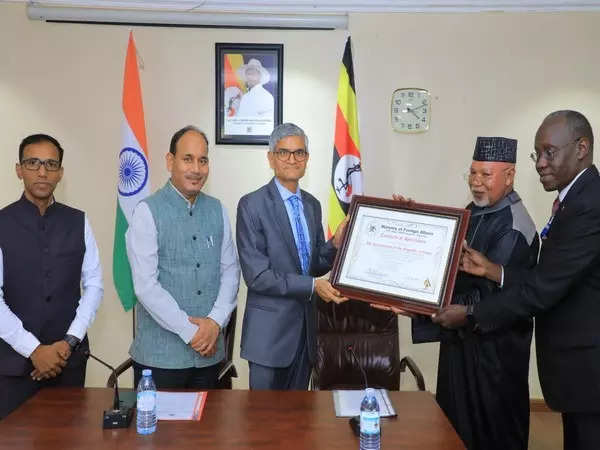 India gifts buses, ambulances, tractors, assorted flags to Uganda ahead of NAM summit 