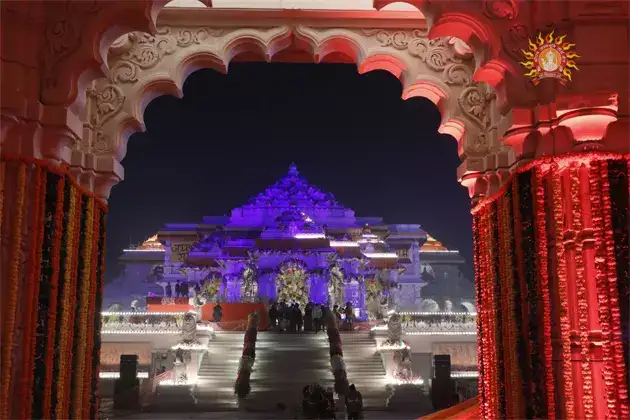 Ayodhya: Stunning pictures of Ram Mandir released ahead of Pran ...