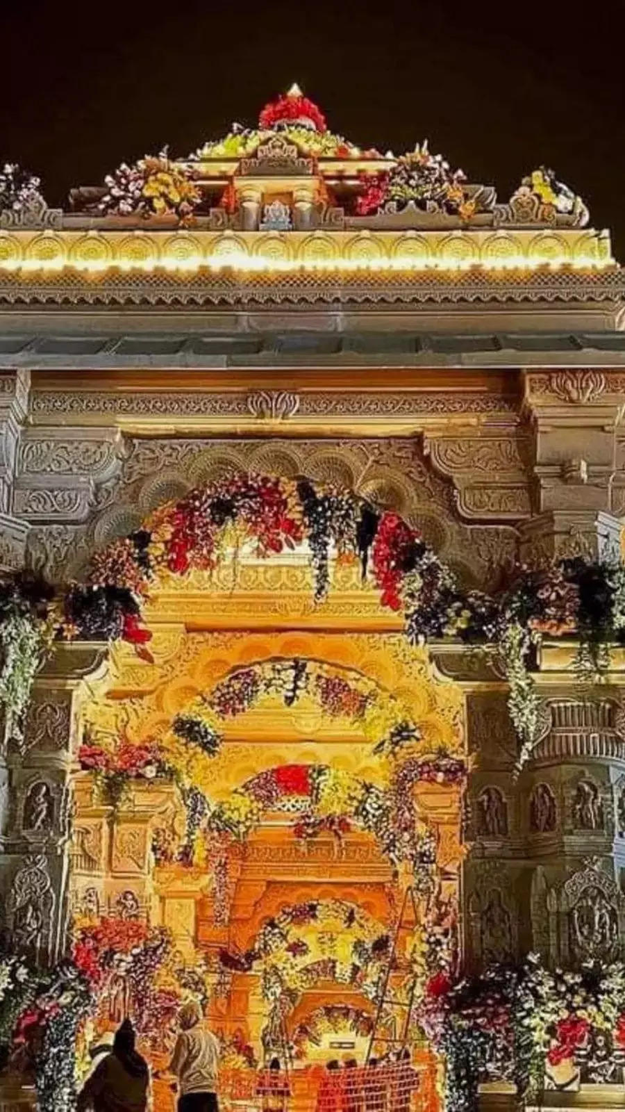 Flowers, diyas and devotion: Ram Mandir decks up ahead of Pran Pratishtha 