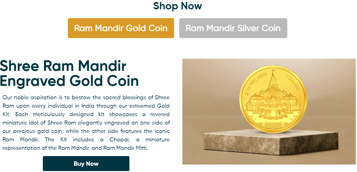 Gold coin online on sale purchase in emi