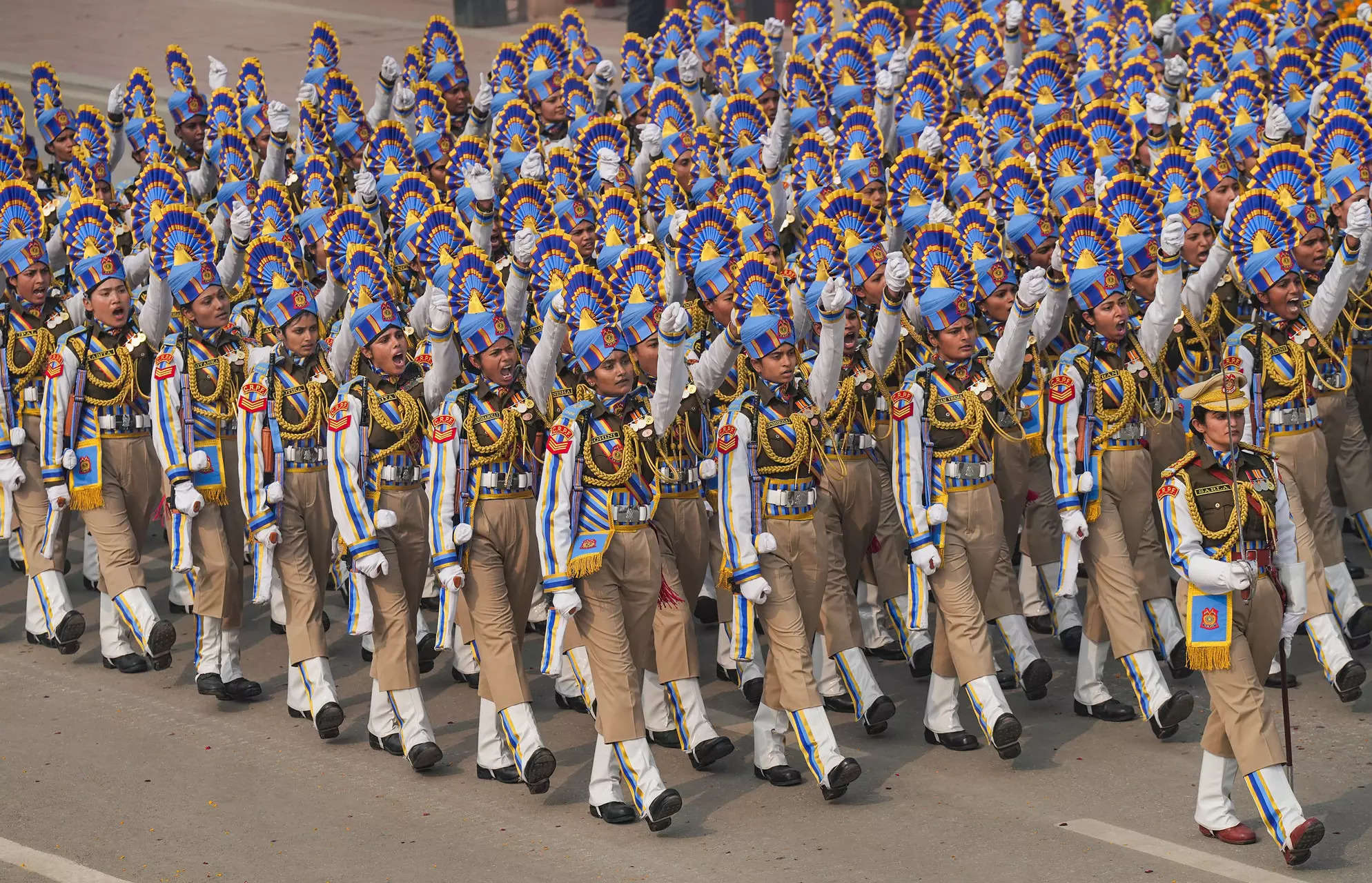 Delhi Police and CRPF marching contingents awarded top honors in Republic Day parade 2024 