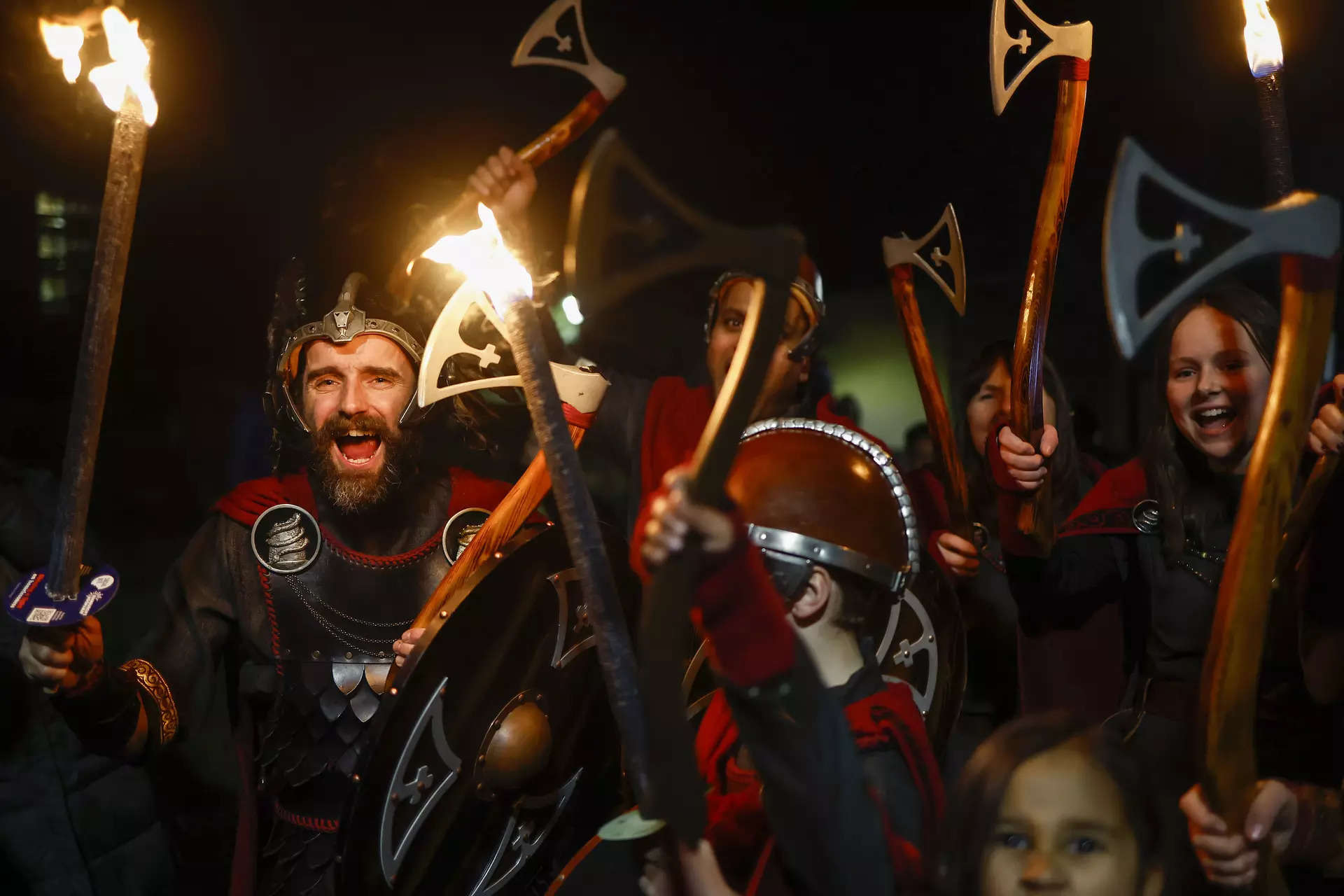 Up Helly Aa: Shetland's Annual Viking Fire Festival Welcomes Women and Girls into Jarl Squad for the First Time 