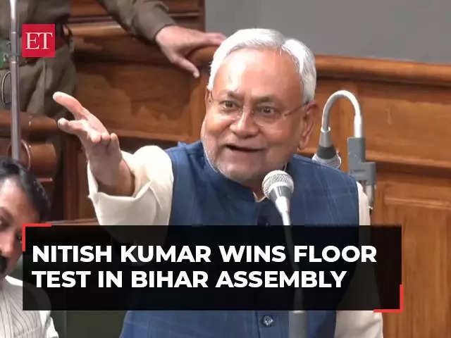 Bihar: Nitish Kumar wins floor test with support from 129 MLAs, makes corruption charges against RJD