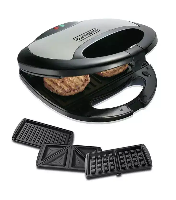 Image for BLACK%2BDECKERGrill%2CWaffleandSandwichMaker