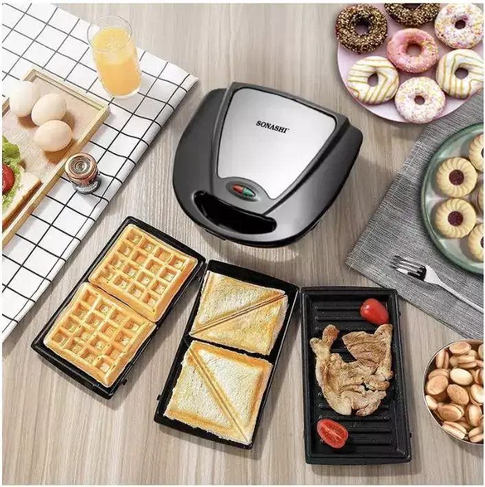 Image for SONASHI3-in-1Multi-SnackMaker