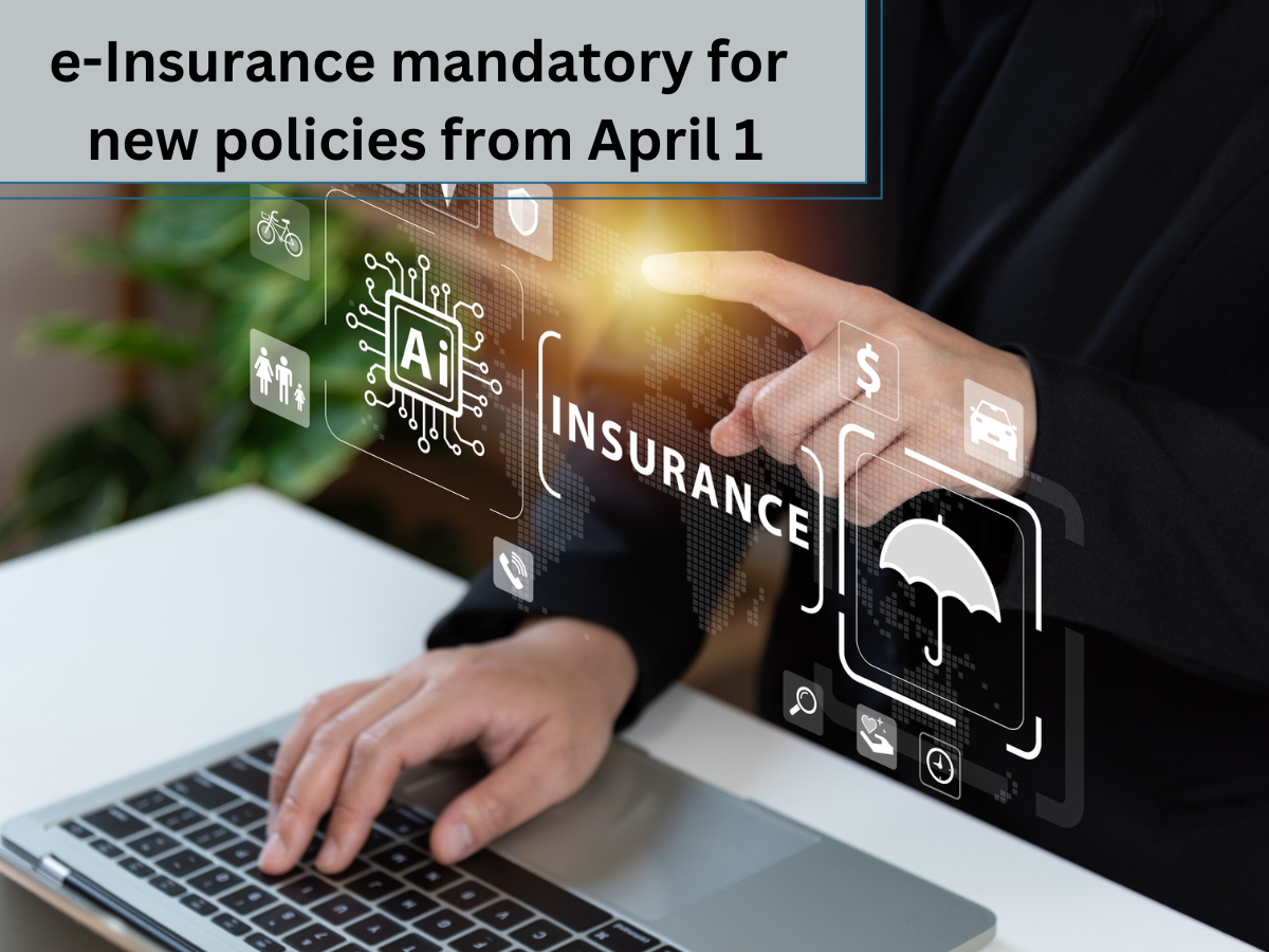 Insurance new rule: e-Insurance in demat like format mandatory for all new policies from April 1, 2024; what is going to change? 
