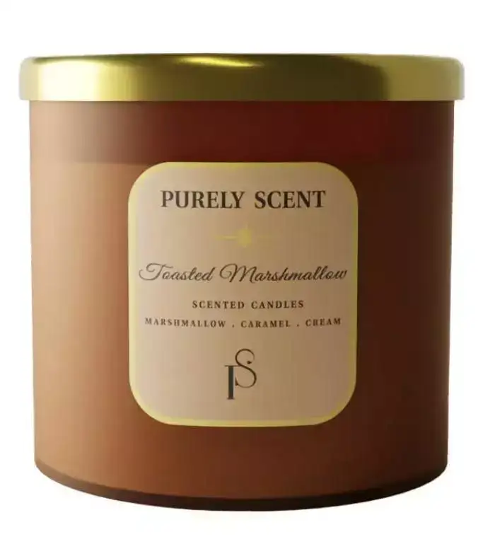 Image for PURELYSCENTToastedMarshmallowSoyWaxScentedCandle