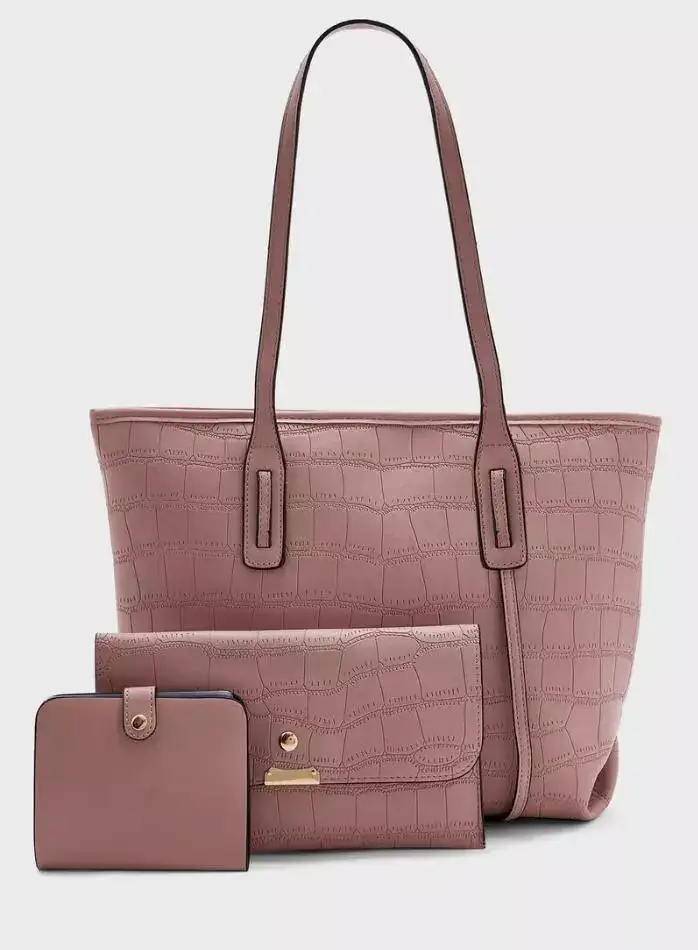 Image for ELLA3PieceCrocToteHandbagSet