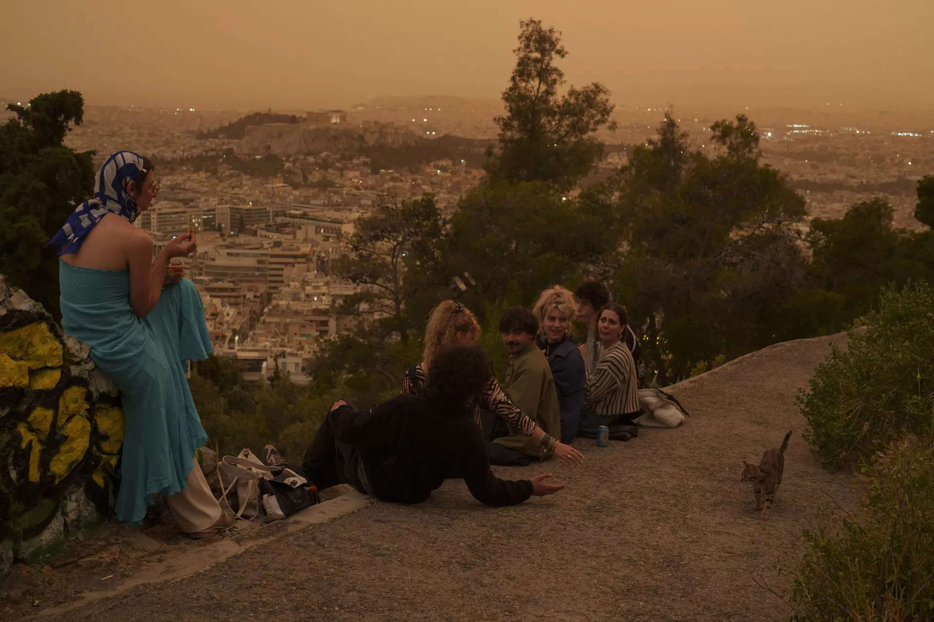 Athens or Mars? Sahara dust storm turns Greece capital into alien ...