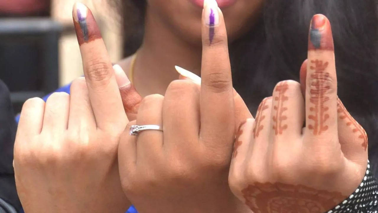 Woman Collector meets people in buses, shops, urges them to vote on election day in Kerala 