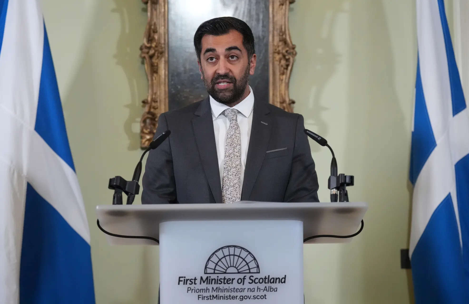 Scottish first minister Humza Yousaf resigns as SNP leader amid political turmoil 