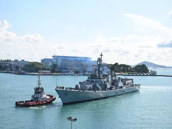Three Indian Navy ships visit Singapore as part of South China Sea deployment 