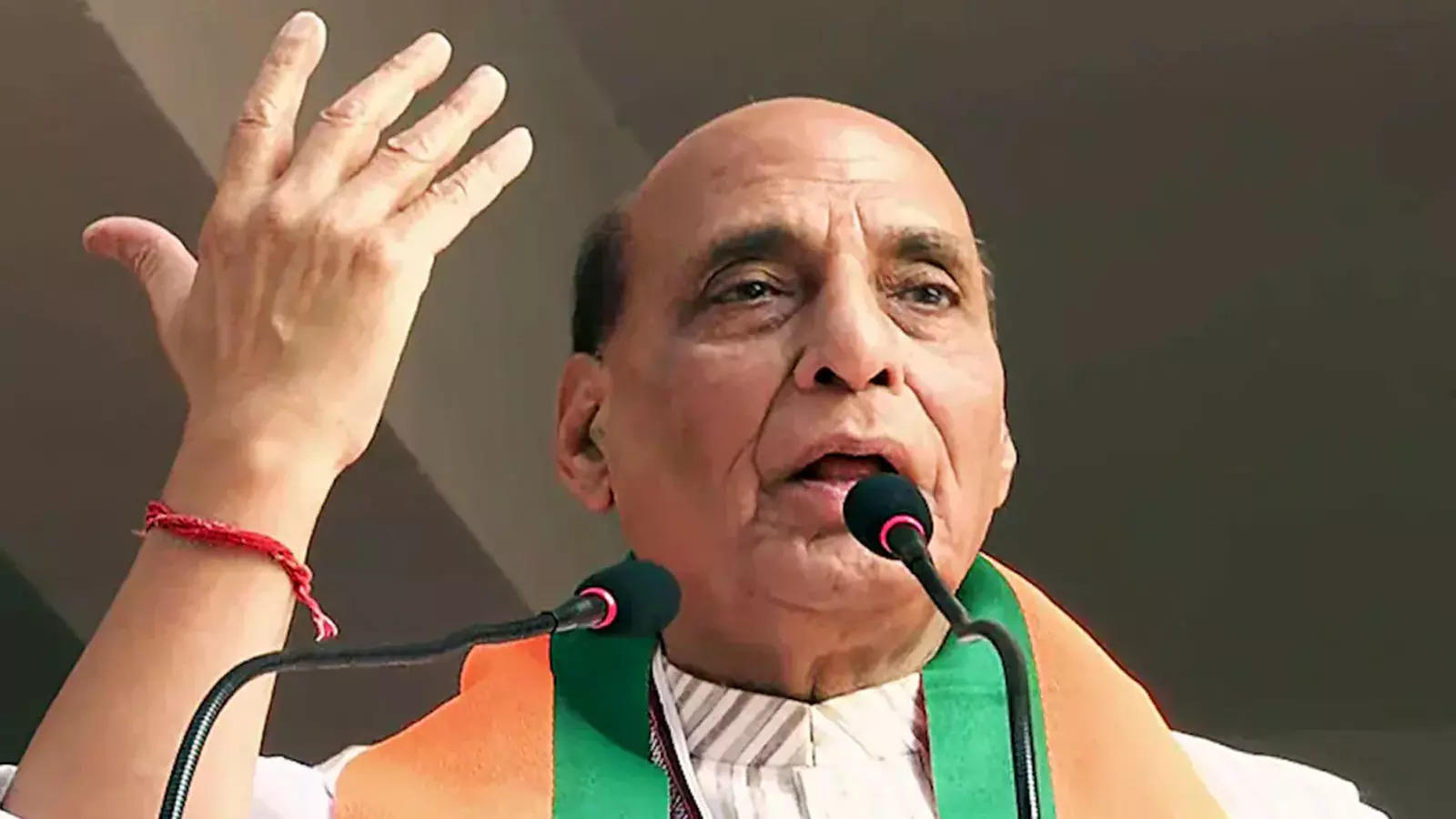 Ram Rajya will begin in country now, doesn't mean theocratic state: Rajnath Singh 