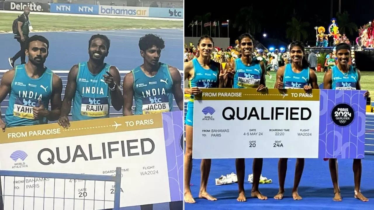 Indian mixed 4x400m relay team sets national record while winning gold in Asian Relays 