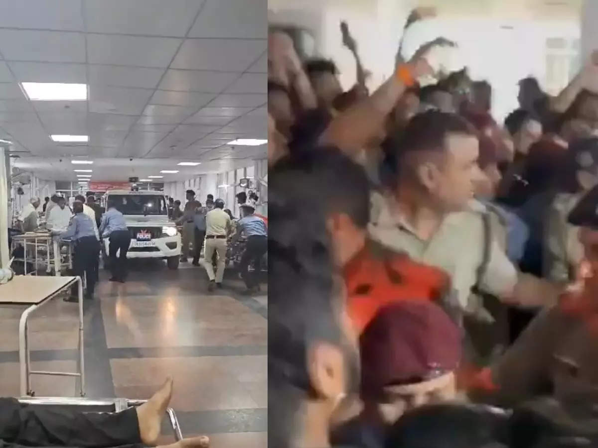 Police enter AIIMS Rishikesh general ward to arrest a nursing staff, video goes viral 