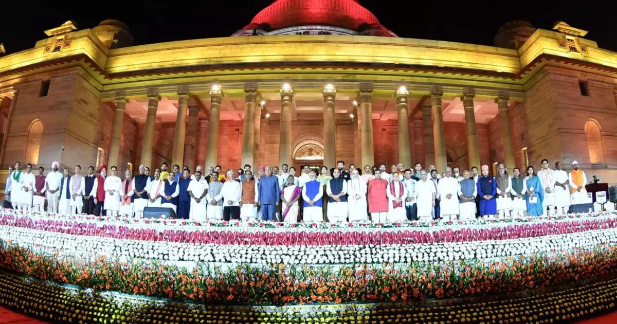BJP in charge, focus on polls: Seven takeaways from PM Modi's largest council of ministers 