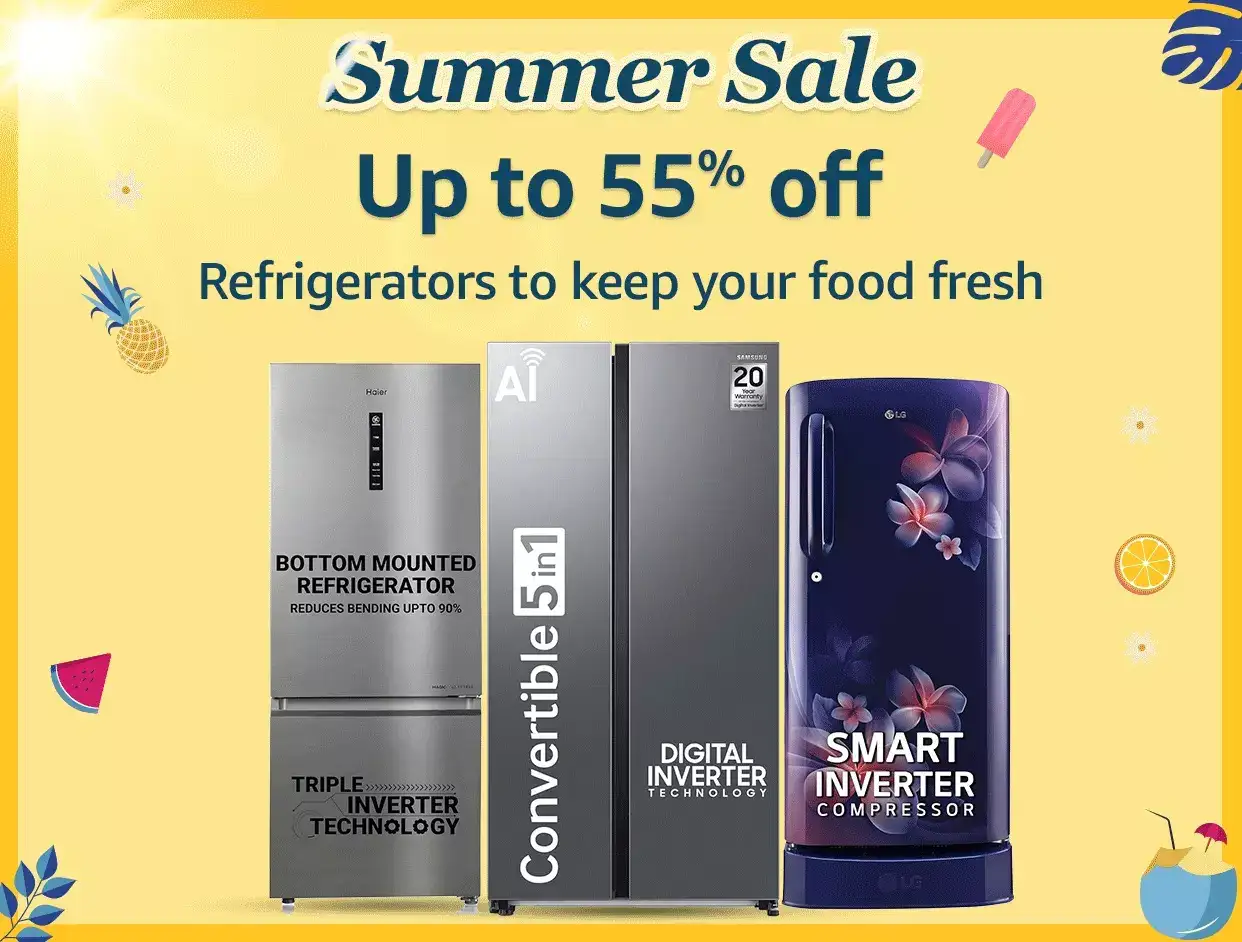 Amazon Summer Sale Up to 55 OFF on Refrigerators (2024) The Economic Times