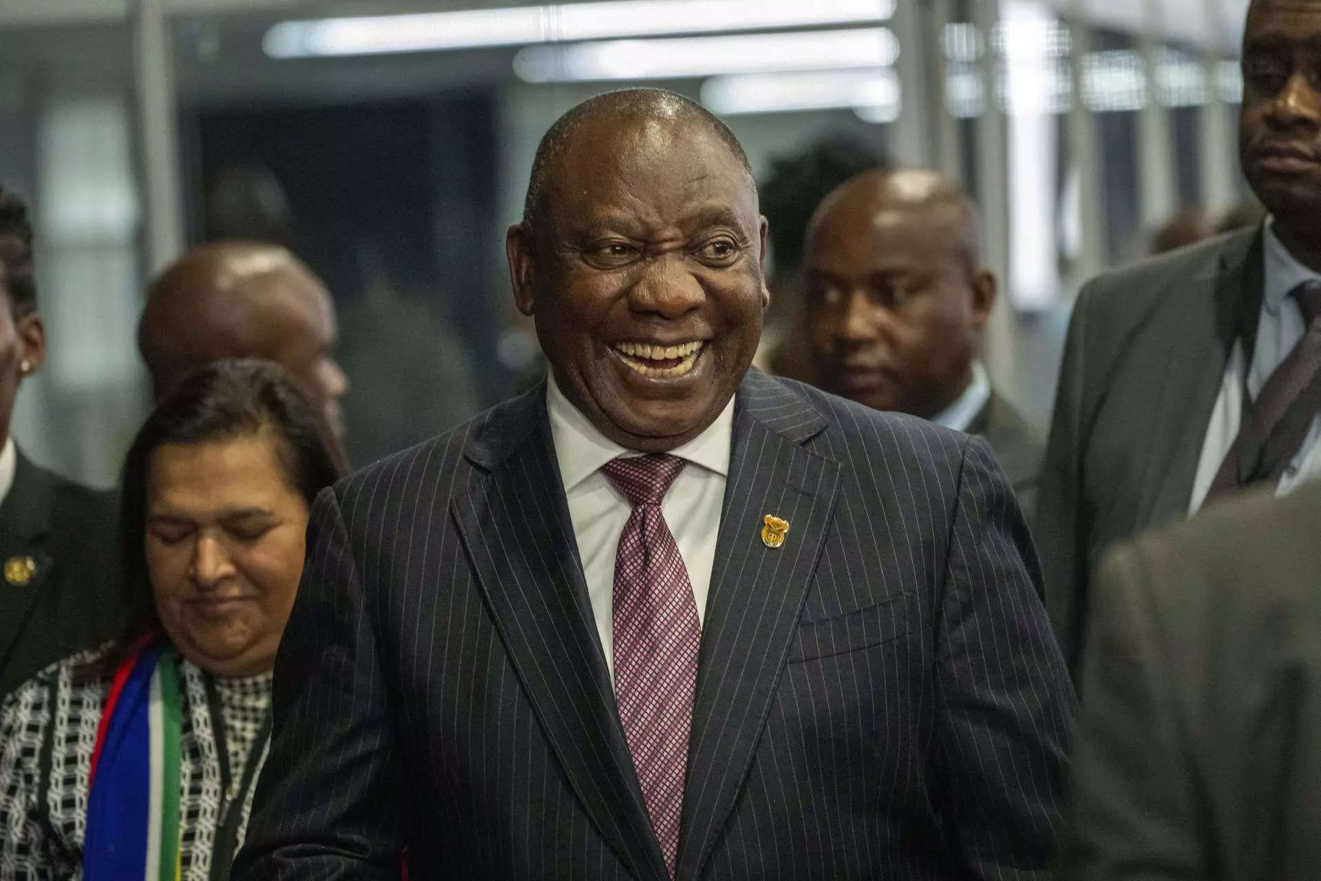 South African President Cyril Ramaphosa re-elected for second term 