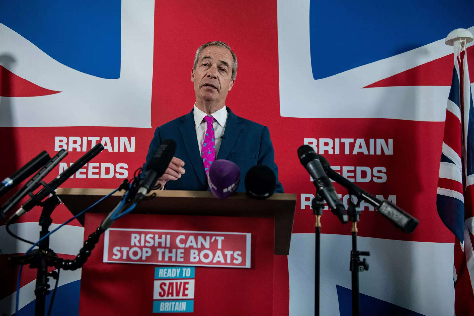 'Join the revolt': UK's Farage to lay out election policies 